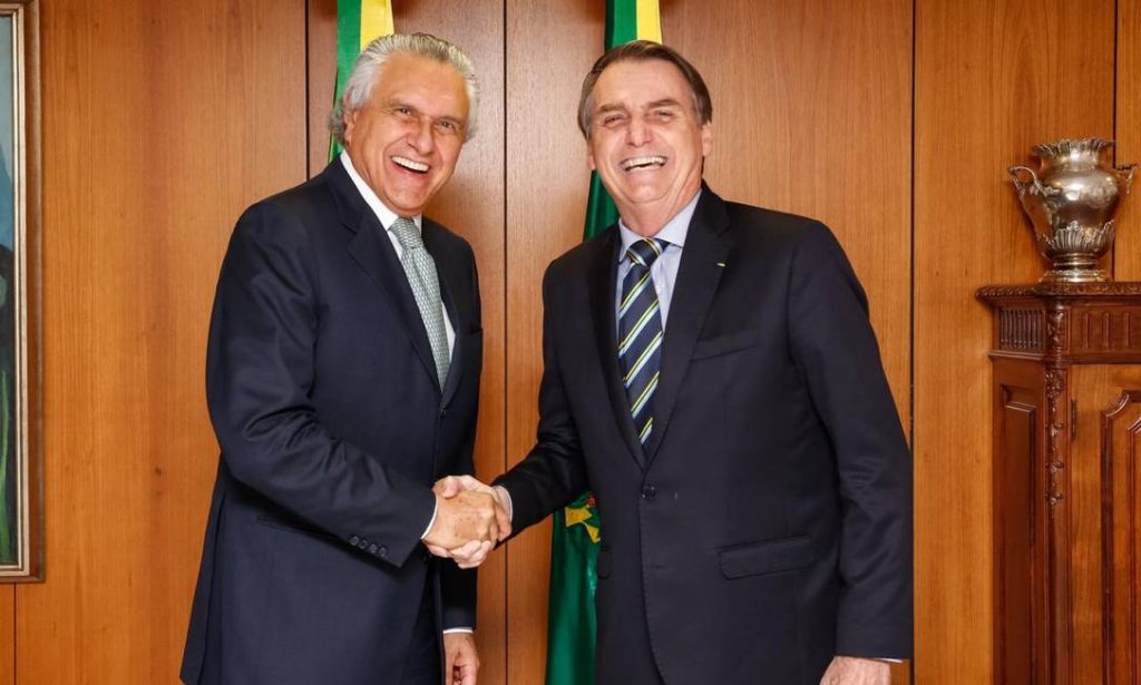 O governador Ronaldo Caiado participa neste domingo, 1º, do ato “Acorda Brasil”, na Avenida Paulista, em São Paulo