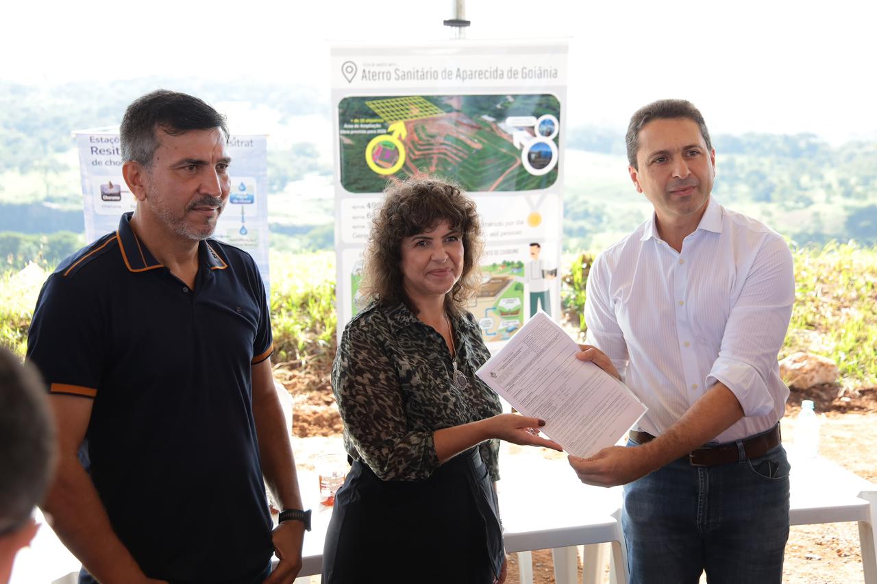 Prefeitura de Aparecida recebe licença ambiental para operação do maior Aterro Sanitário regularizado de Goiás