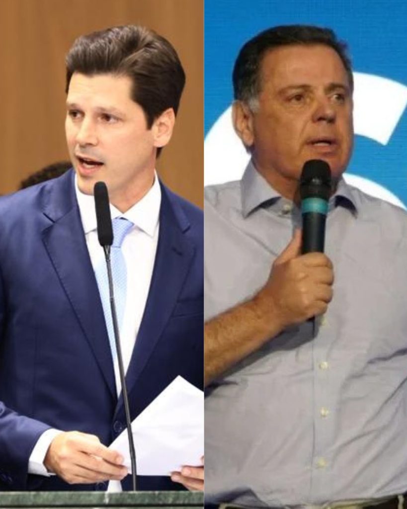 O governador Daniel Vilela, MDB, lidera a disputa pelo governo de Goiás com 43,4% das intenções de voto, segundo pesquisa Paraná Pesquisas