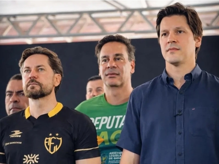 Daniel Vilela, MDB, anuncia Wellington Peixoto, PRD, como secretário de Esporte e Lazer