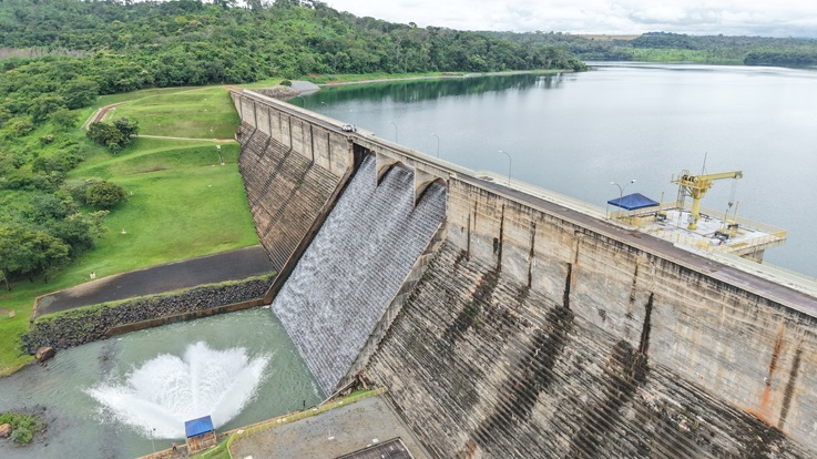Simulado barragem