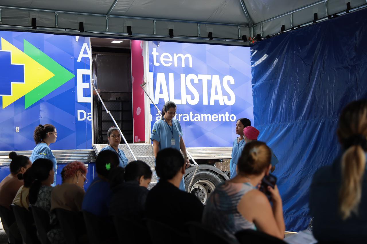 Prefeitura de Aparecida e Governo federal lançam carreta da saúde da mulher