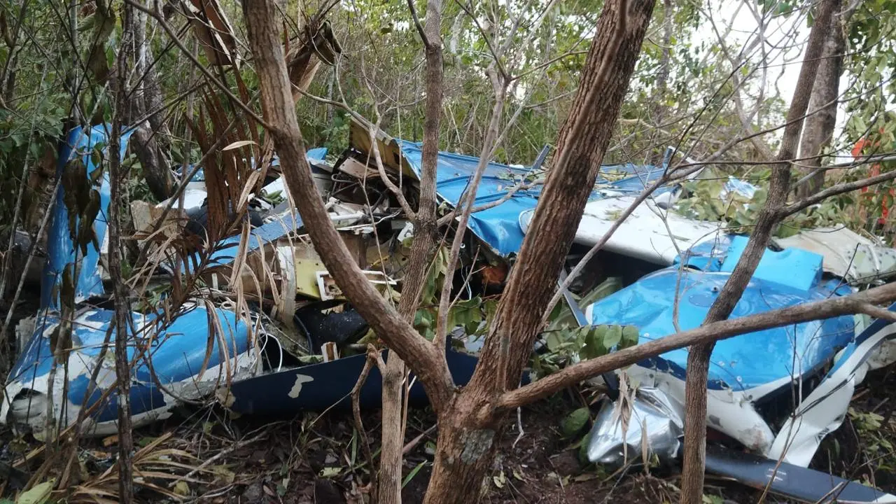 Avião que saiu de Goiânia cai no Tocantins (Foto: Onlines de Paraíso)